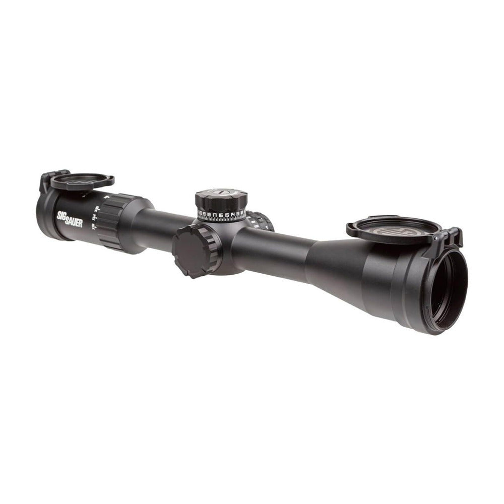 SIG SAUER WHISKEY4 Hunting Riflescope, 6 to 24x50 mm FFP Illuminated (Black)