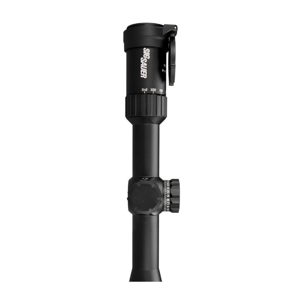 SIG SAUER WHISKEY4 Hunting Riflescope, 6 to 24x50mm FFP Illuminated (Black)