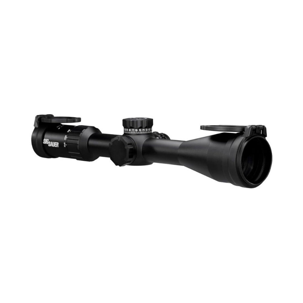 SIG SAUER WHISKEY4 Hunting Riflescope, 6 to 24x50mm FFP Illuminated (Black)