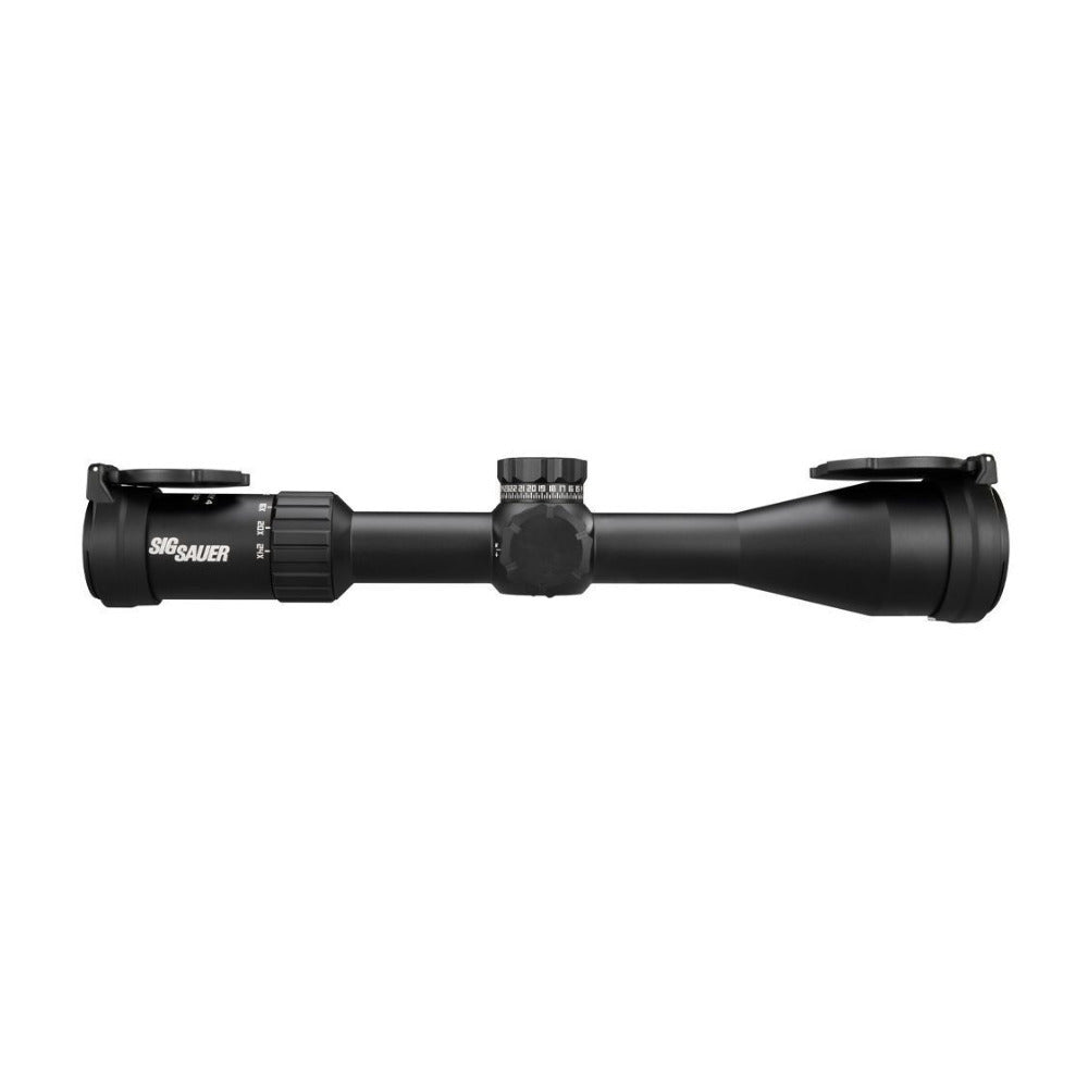 SIG SAUER WHISKEY4 6 to 24x50 mm FFP Riflescope, MOA Milling Reticle (Black)