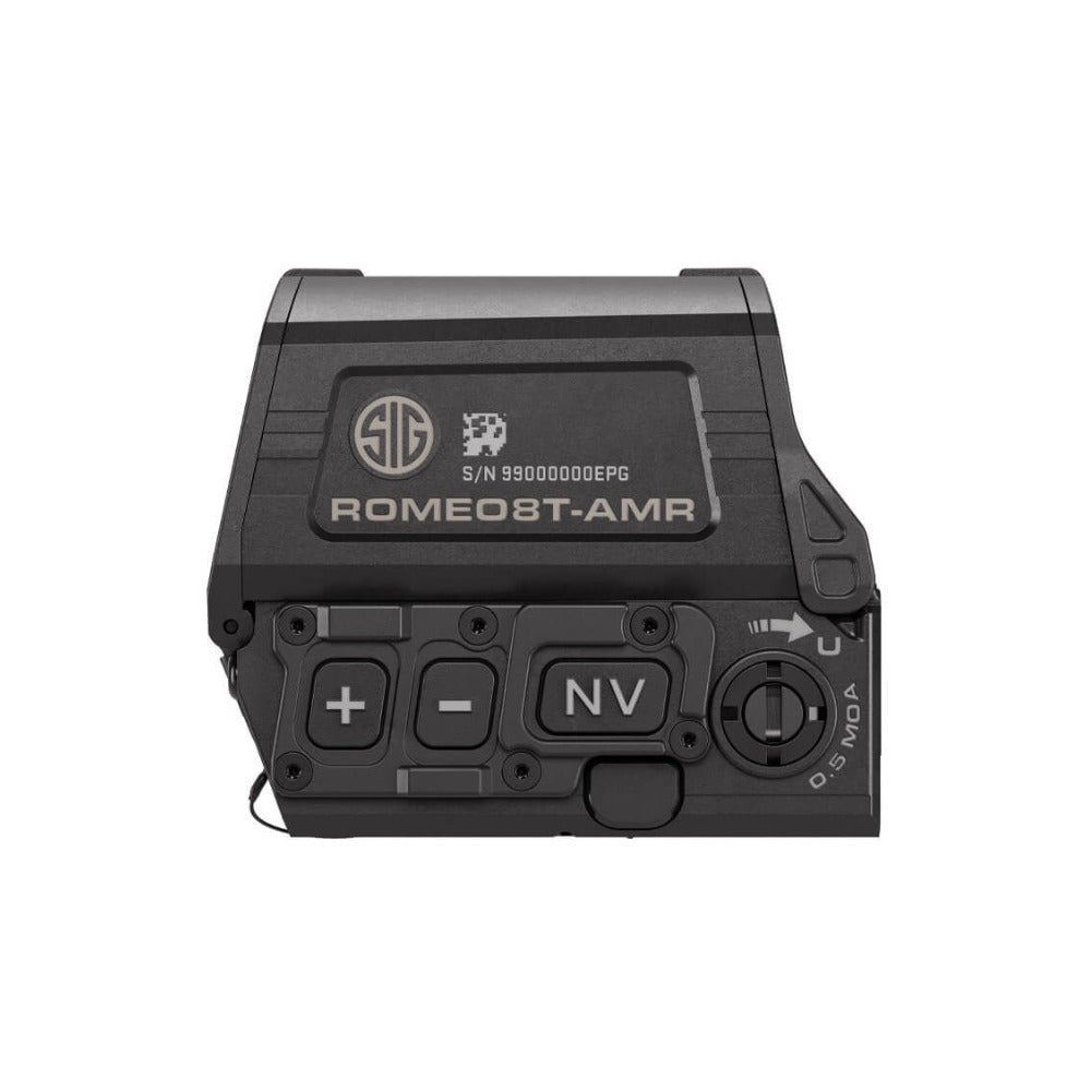 SIG SAUER ROMEO8T-AMR Red Dot Sight 1x40mm QBCD 2.0 AMR 15 Settings (Black)