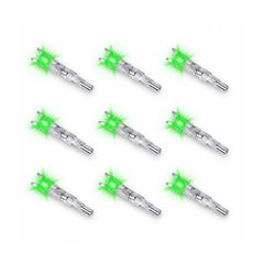 TenPoint Alpha-Blaze Lighted Crossbow Nock for HP Bushing (Clear, 9-Pack)