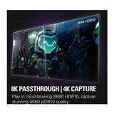 Elgato 4K Pro Game Capture Card - 8K60 Passthrough, 4K60 Capture