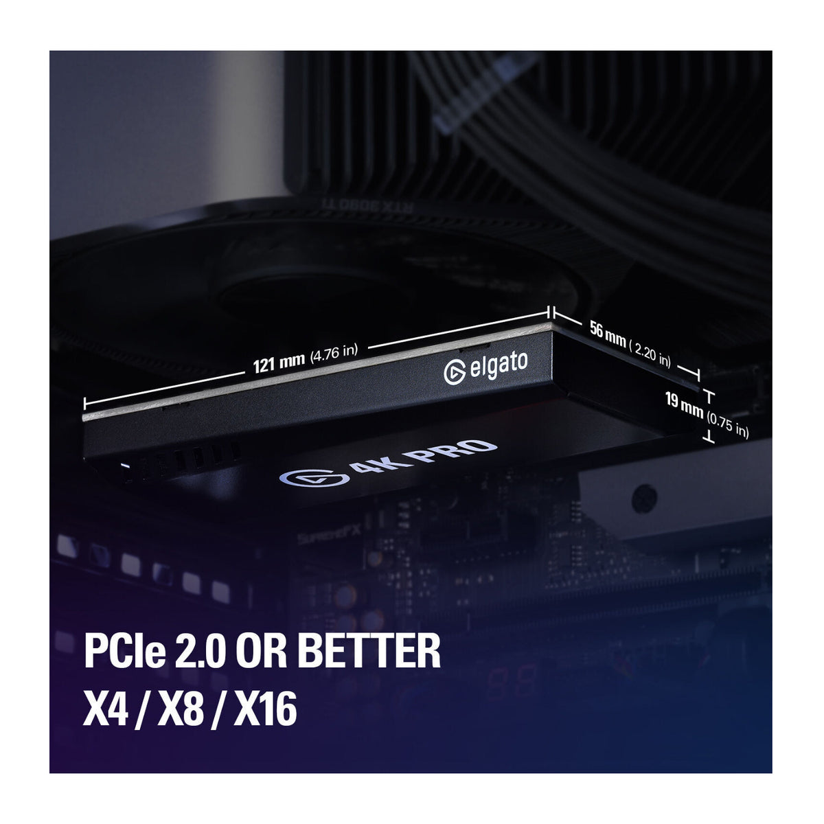 Elgato 4K Pro Game Capture Card - 8K60 Passthrough, 4K60 Capture