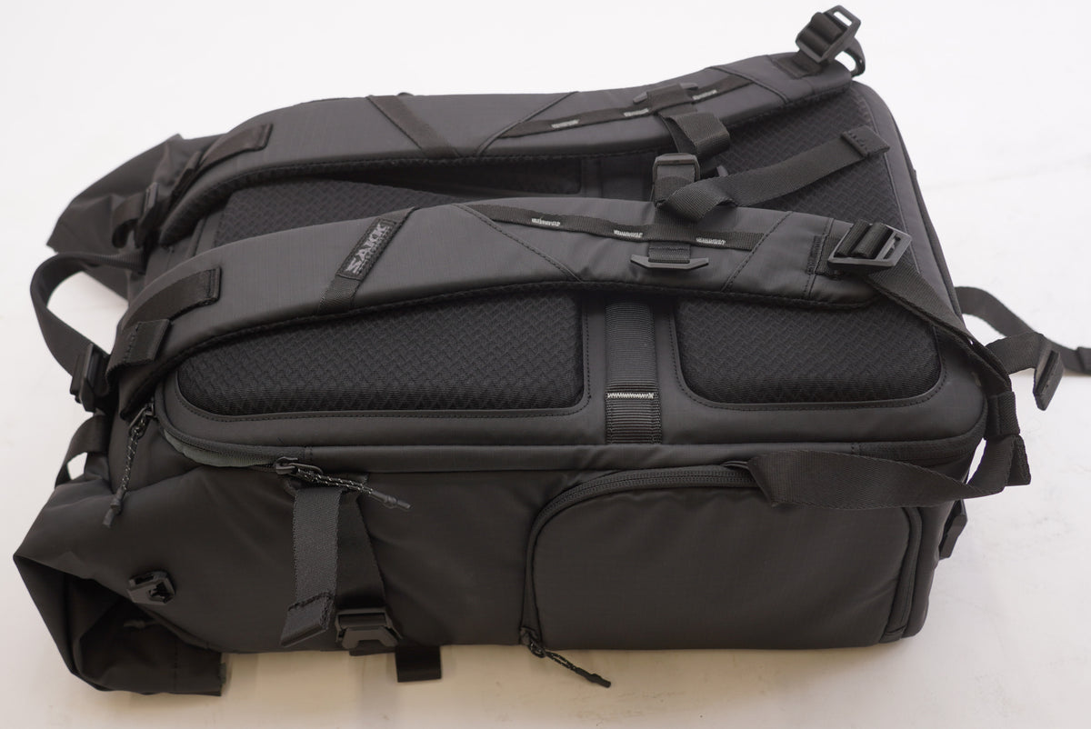 Sakk Gear Rolltop Ranger Water-resistant Camera Backpack (25L, Black) (Used)