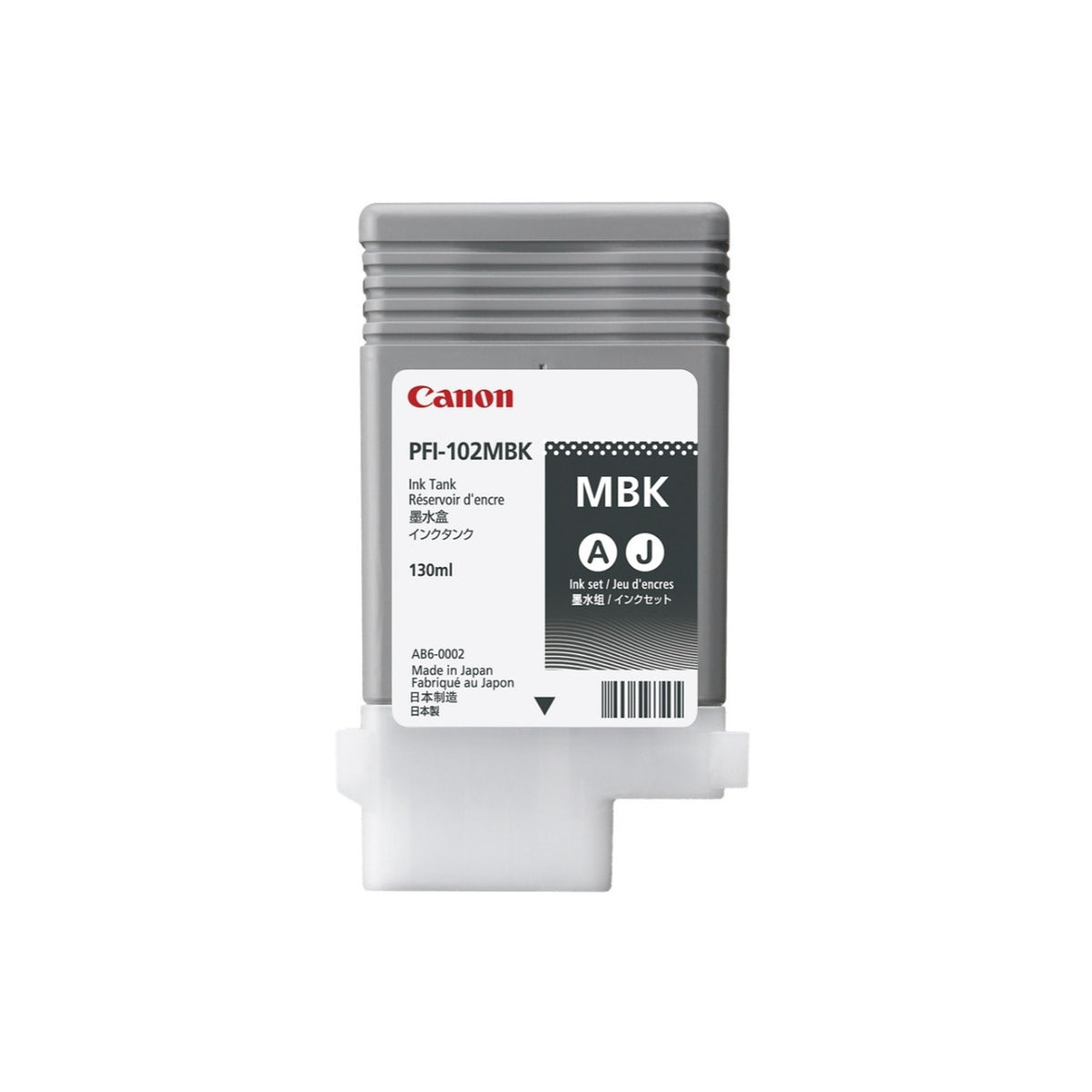 Canon PFI-102MBK Matte Black Ink Tank (130 ml)