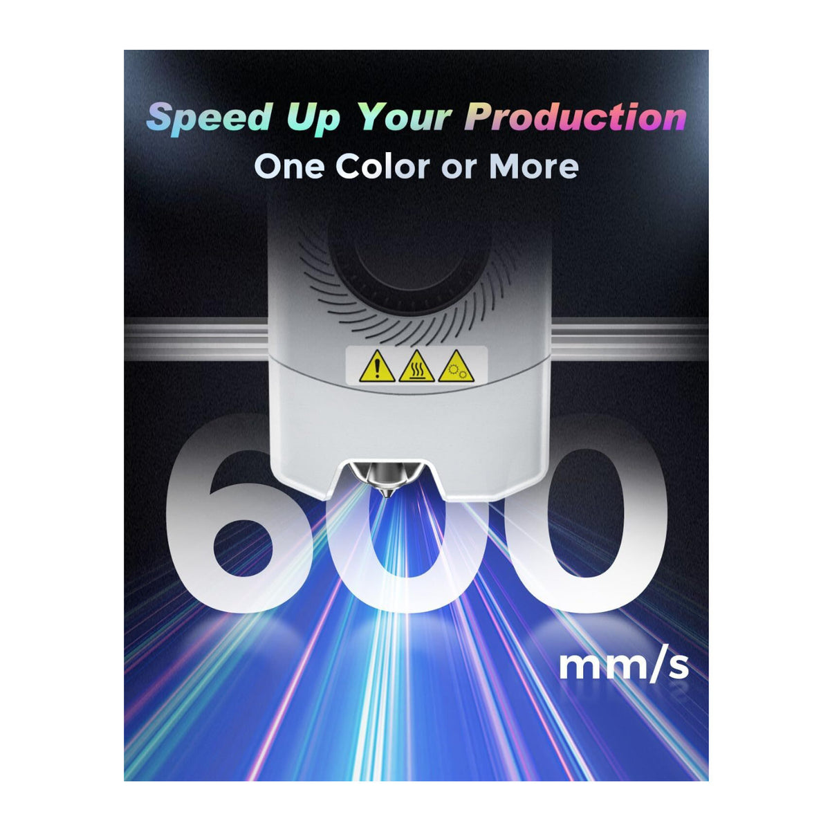 Flashforge AD5X Multi-Color 3D Printer with CoreXY Structure, and 600mm/s Max Speed