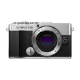 OM SYSTEM PEN E-P7 4K Mirrorless Camera with M.Zuiko Digital ED 14-42mm F3.5-5.6 EZ Lens (Silver)