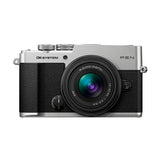 OM SYSTEM PEN E-P7 4K Mirrorless Camera with M.Zuiko Digital ED 14-42mm F3.5-5.6 EZ Lens (Silver)