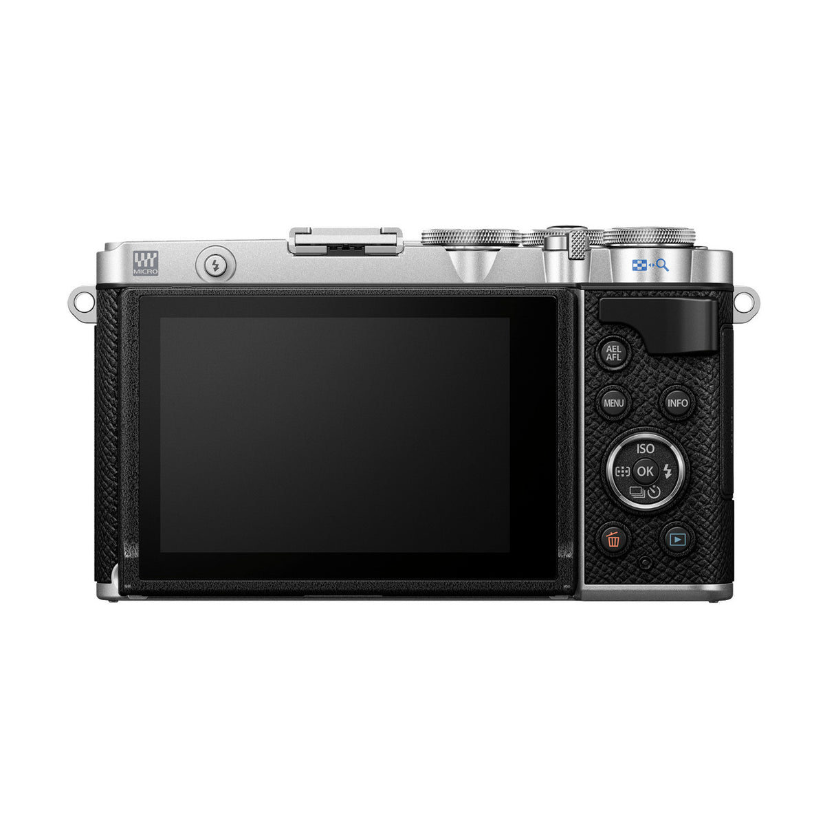 OM SYSTEM PEN E-P7 4K Mirrorless Camera with M.Zuiko Digital ED 14-42mm F3.5-5.6 EZ Lens (Silver)