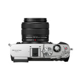OM SYSTEM PEN E-P7 4K Mirrorless Camera Bundle with 14-42 mm and 40-150 mm M.Zuiko Lenses (Silver)