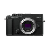 OM SYSTEM PEN E-P7 4K Mirrorless Camera Bundle with 14-42mm and 40-150 mm M.Zuiko Lenses (Black)