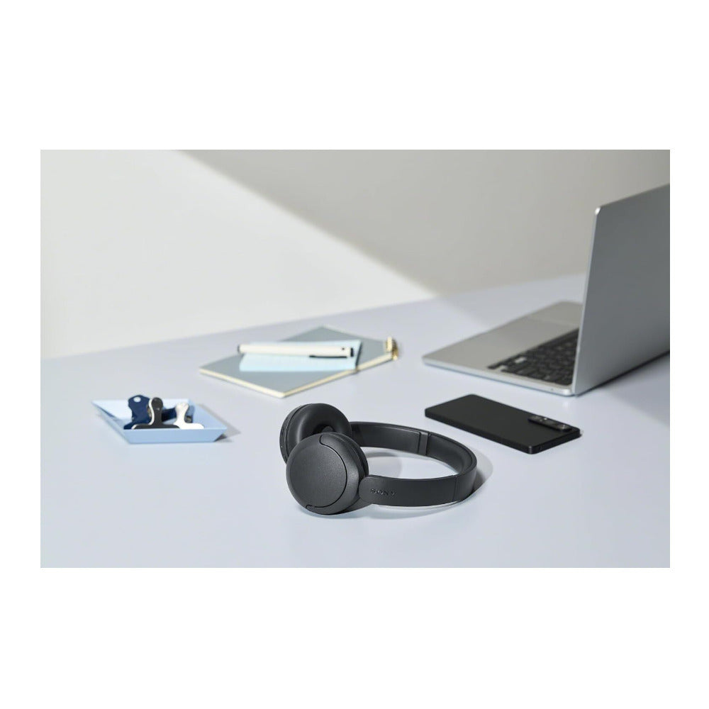 Sony WH-CH530 Wireless On-Ear Bluetooth Headphones with Microphone (Black)