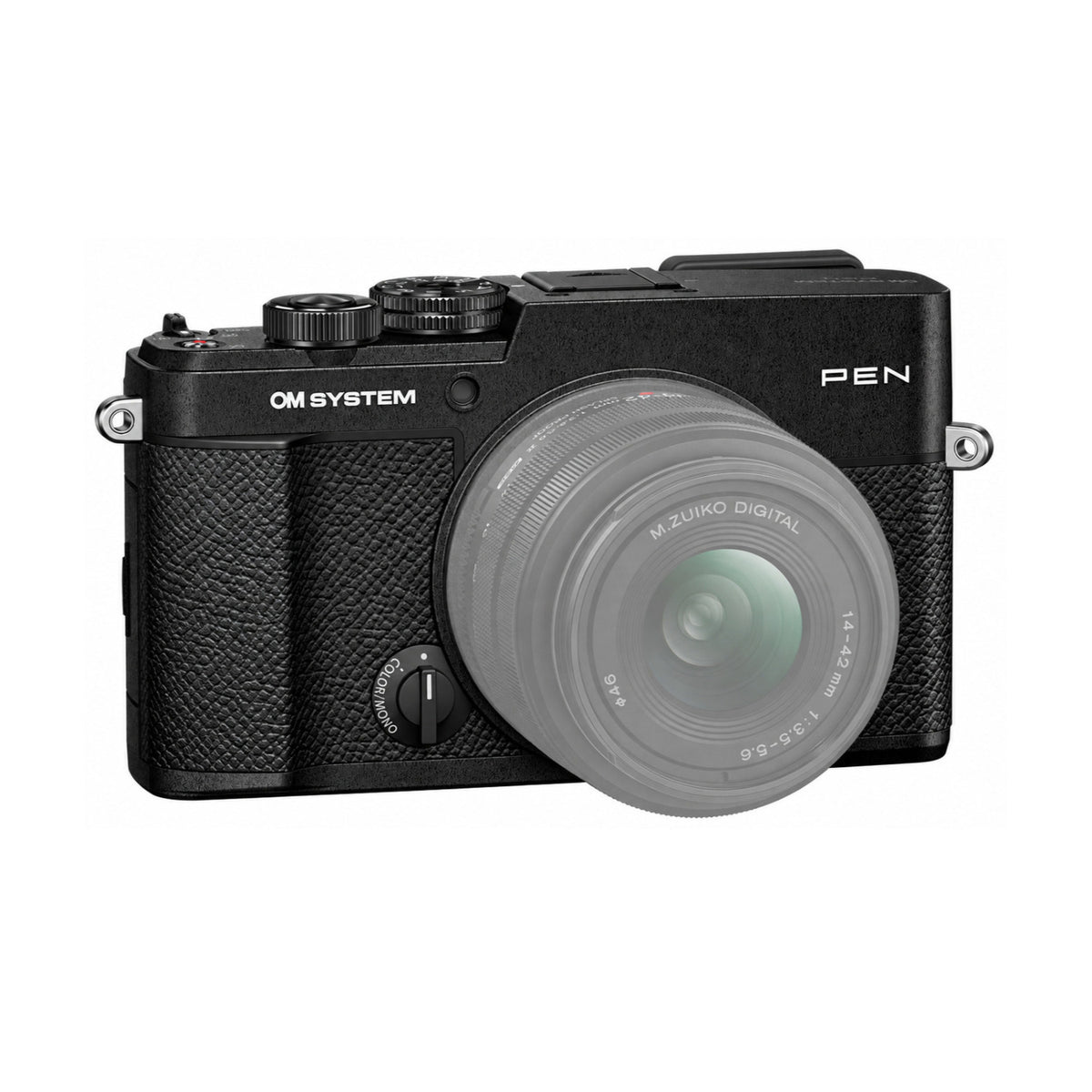 OM SYSTEM PEN E-P7 20.3MP Mirrorless Camera with 4K Video Recording and 5-Axis Stabilization (Black)
