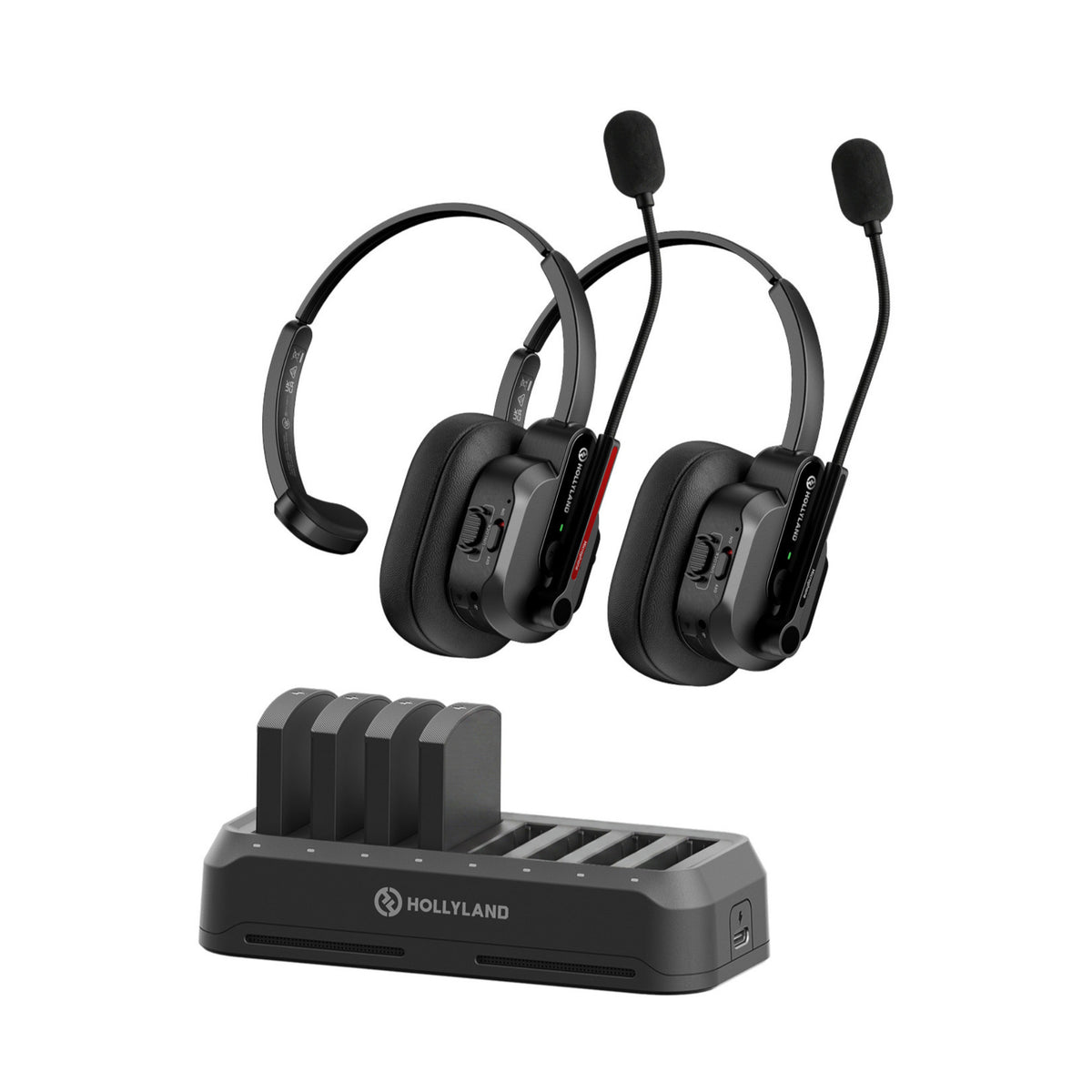 Hollyland Solidcom SE Global 2S 2-Person Noise Cancelling Wireless Intercom Headset System