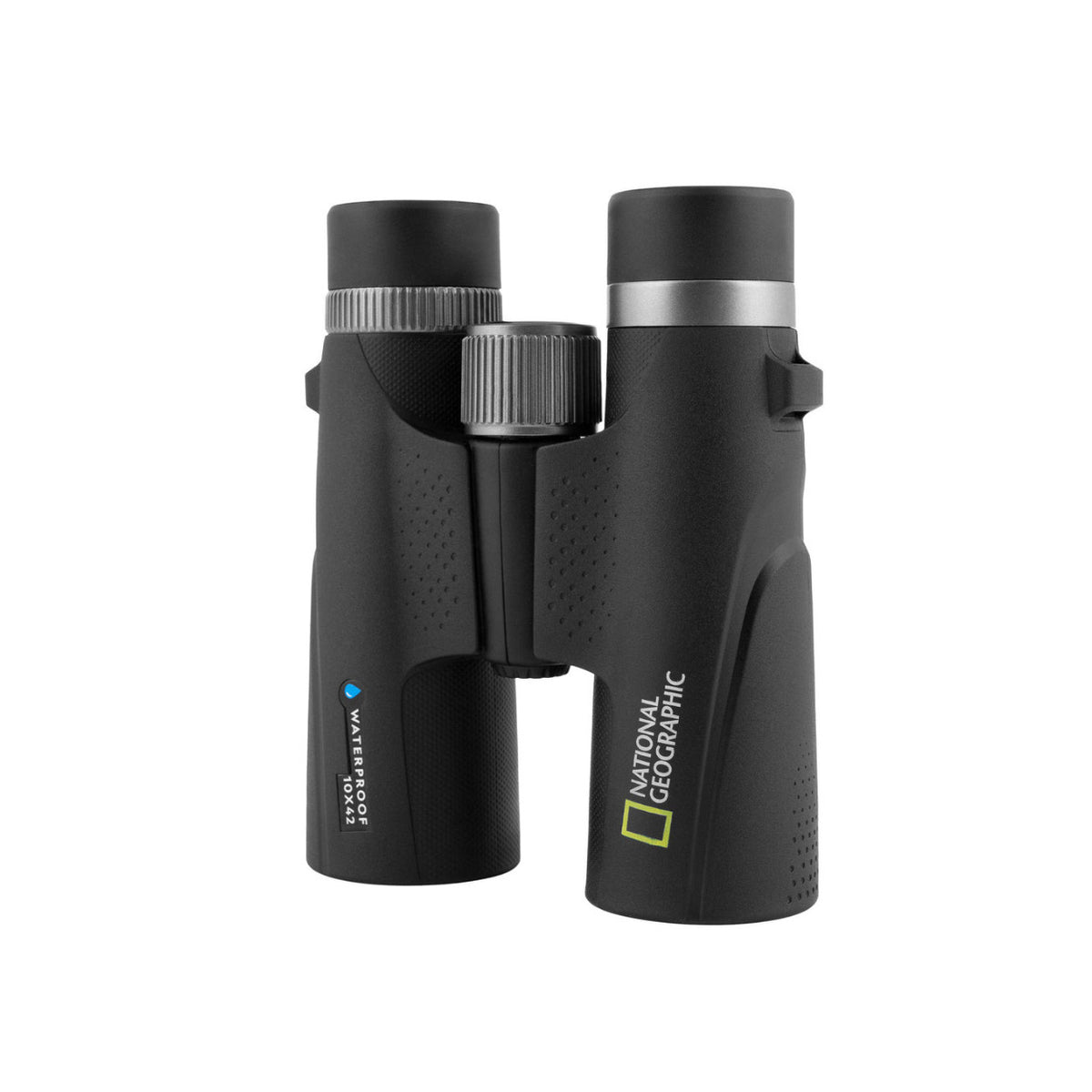 Explore Scientific Nat Geo 10x42 Waterproof Performance Binoculars (Black) with Harness