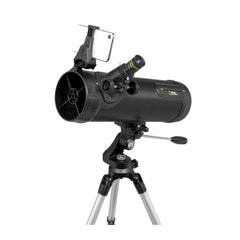 Explore Scientific National Geographic 114mm Reflector Telescope with ARTelescope App (Black)