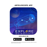 Explore Scientific National Geographic 114mm Reflector Telescope with ARTelescope App (Black)