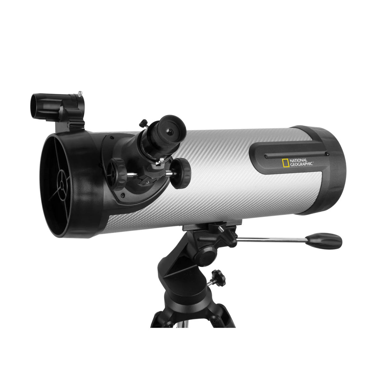 Explore Scientific National Geographic NT114CF 114mm Reflector Telescope with Phone Adapter (Silver)