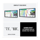 Garmin Drive 8.8 Inch Ultrawide HD GPS Navigator for Cars with Voice Control and Live Traffic