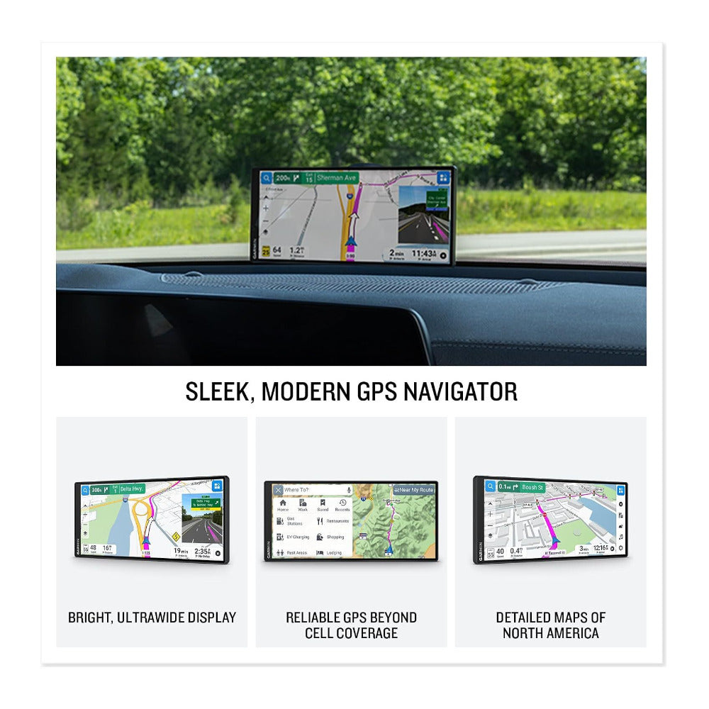 Garmin Drive 7.1 Inch GPS Navigator with Ultrawide Display and Driver Alerts