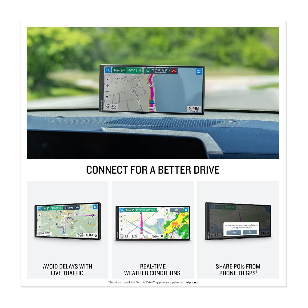 Garmin Drive 7.1 Inch GPS Navigator with Ultrawide Display and Driver Alerts