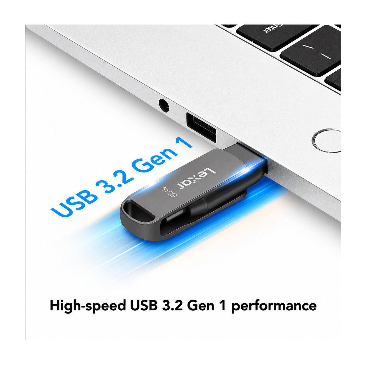 Lexar JumpDrive D400 256GB Dual USB Flash Drive USB 3.2 Gen 1 USB-C / USB-A with Dual USB Connectors
