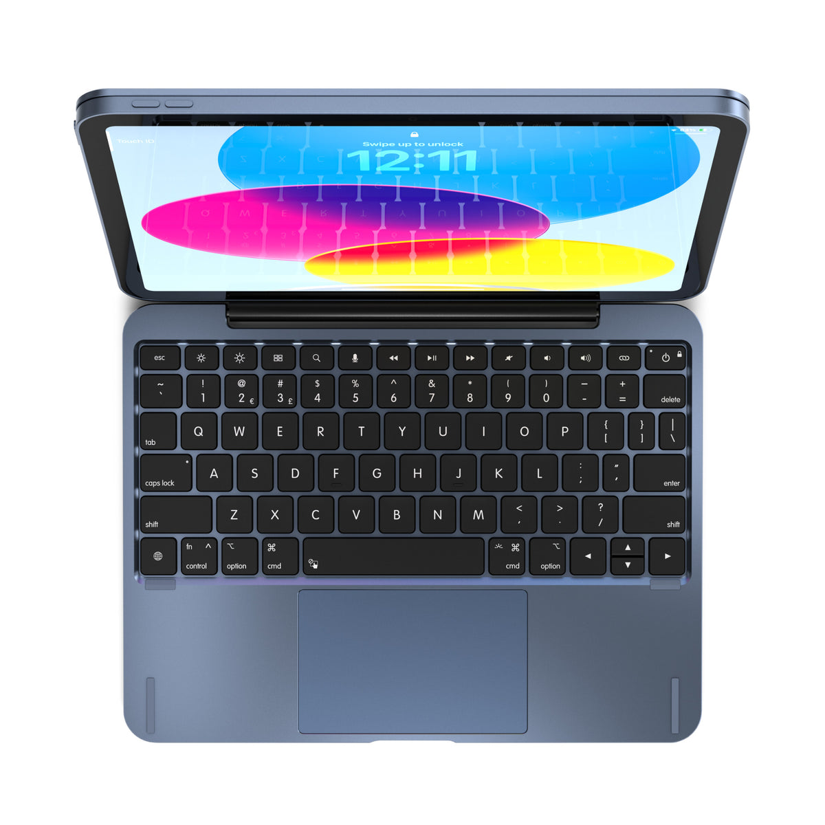 Brydge 11.0 iPad Keyboard Case with Trackpad for 10th Gen and A16 (Blue)