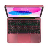 Brydge 11.0 iPad Keyboard Case with Trackpad for 10th Gen and A16 (Pink)