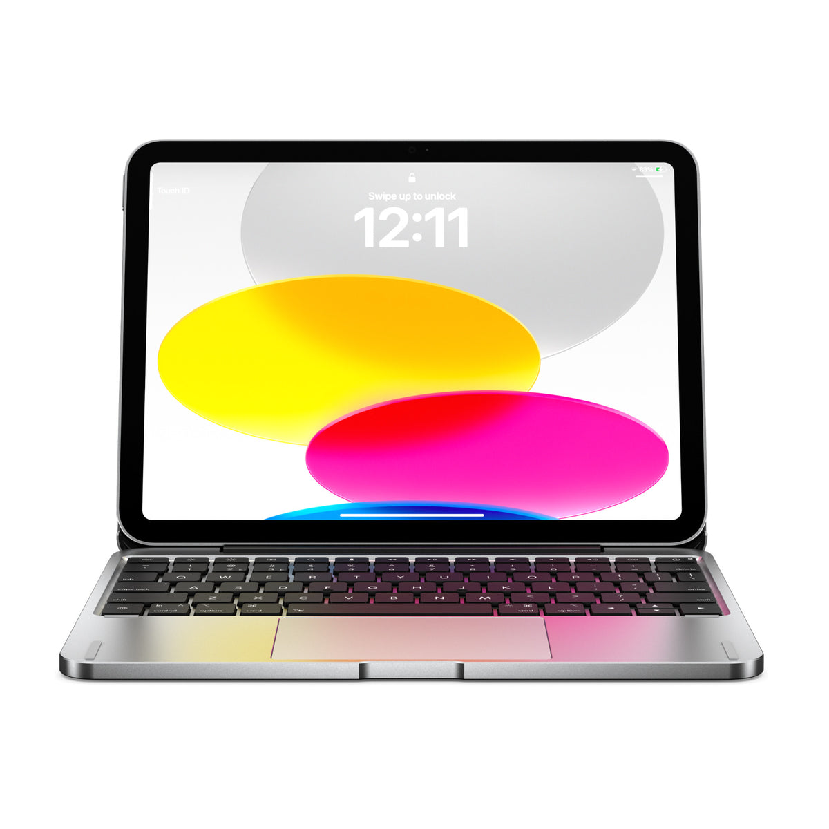 Brydge 11.0 iPad Keyboard Case with Trackpad for 10th Gen and A16 (Silver)