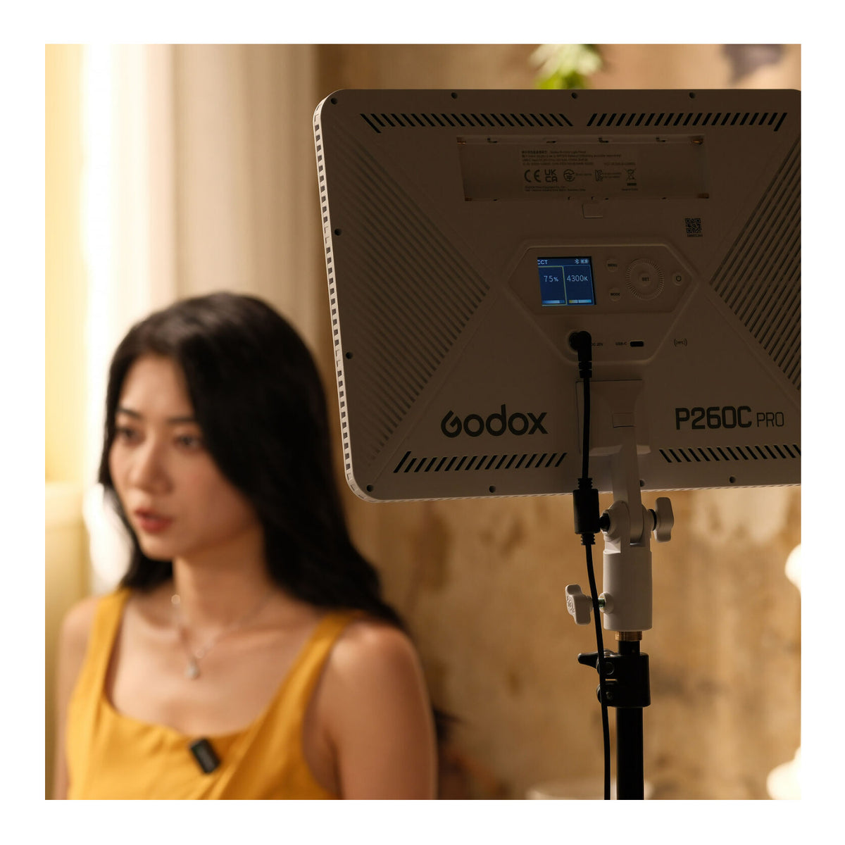 Godox P260C Pro 45W Bi Color LED Video Light Panel