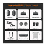Saramonic Air SE-02 (Black) 2 Person Wireless Microphone with Dual Receivers
