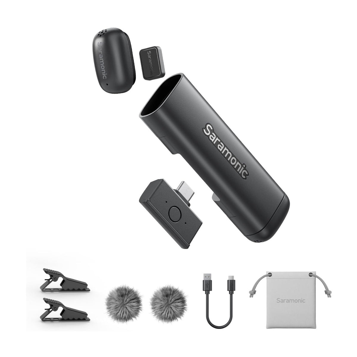 Saramonic AIR-SE-01 2 Person Wireless Microphone System with USB-C Receiver (2.4 GHz)