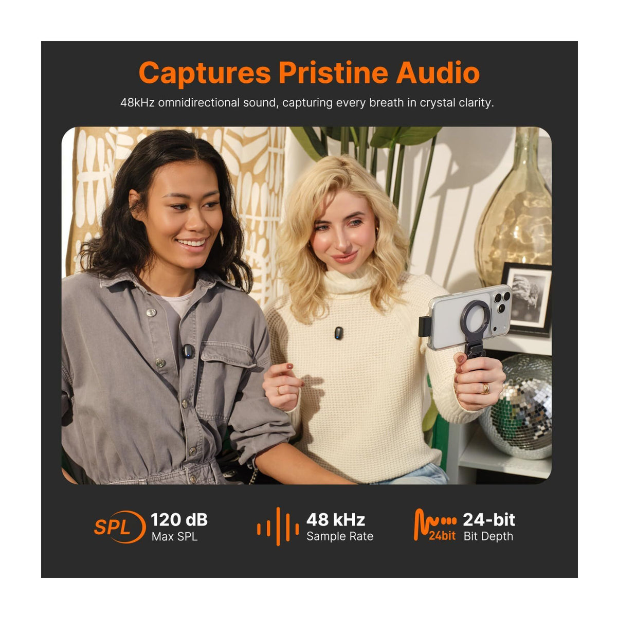 Saramonic AIR-SE-01 2 Person Wireless Microphone System with USB-C Receiver (2.4 GHz)