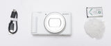 Sony ZV-1 II Vlog Camera for Content Creators and Vloggers (White) (Open Box)