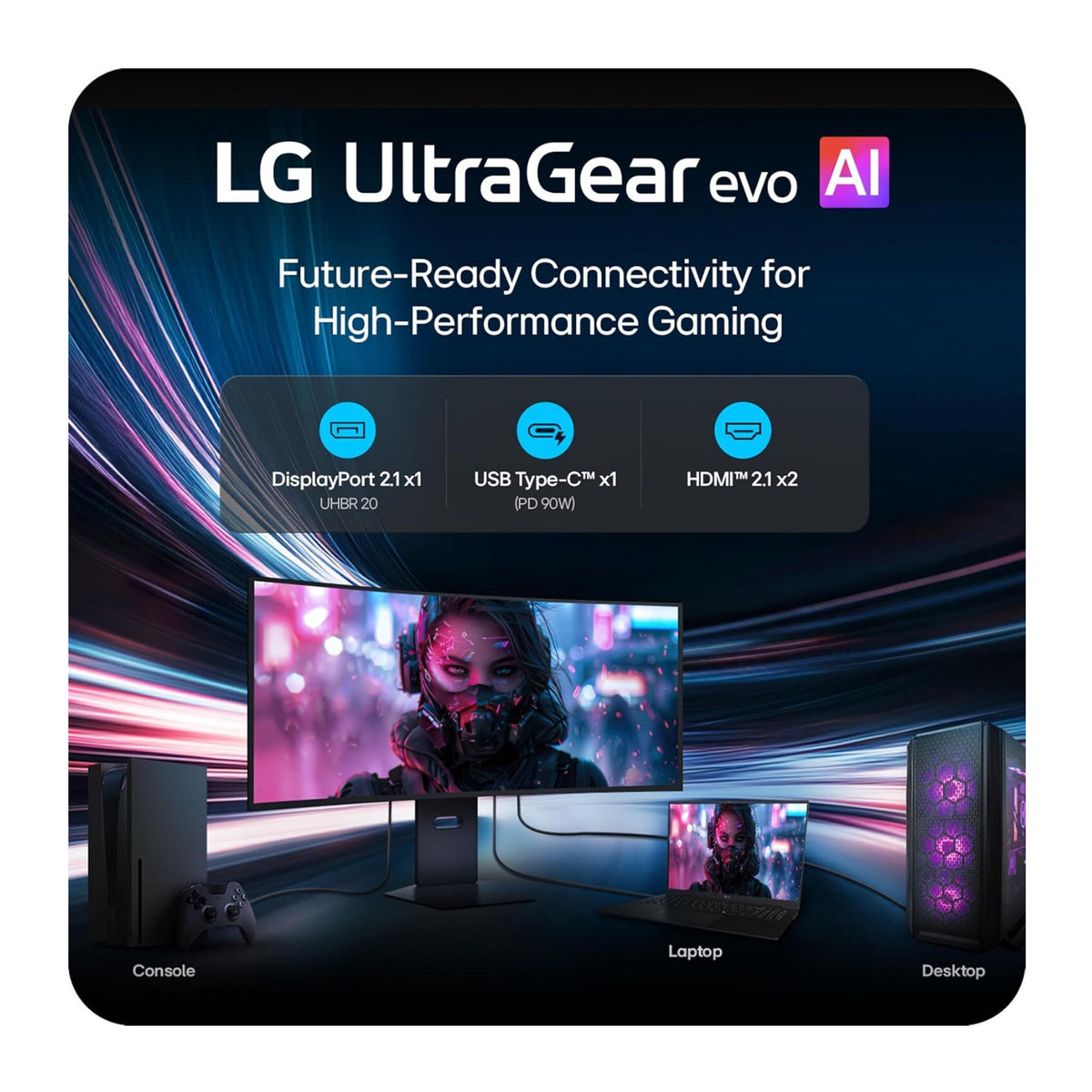LG UltraGear evo GX9 39 Inch 5K2K HDR Dual Mode 165 Hz Curved UltraWide Gaming Monitor