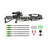 TenPoint Turbo X Vision Crossbow with Vision RF Scope Bundle with Nock, Arrows and Broadhead