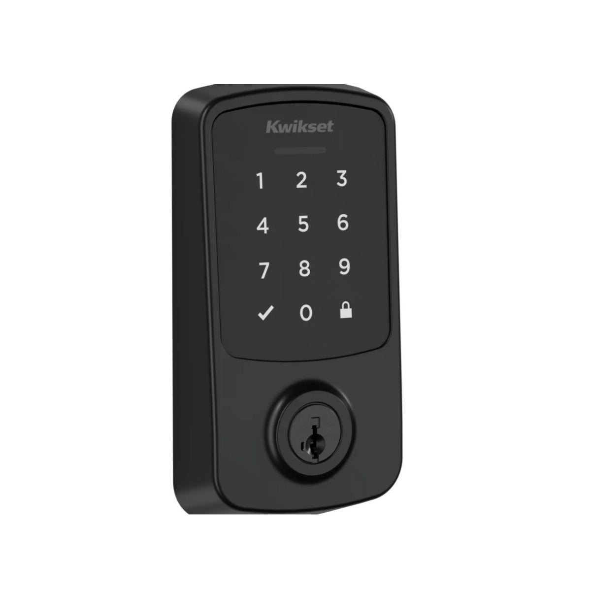 Kwikset Aura Reach Matter Over Thread and Bluetooth Enabled Smart Lock (Matte Black)