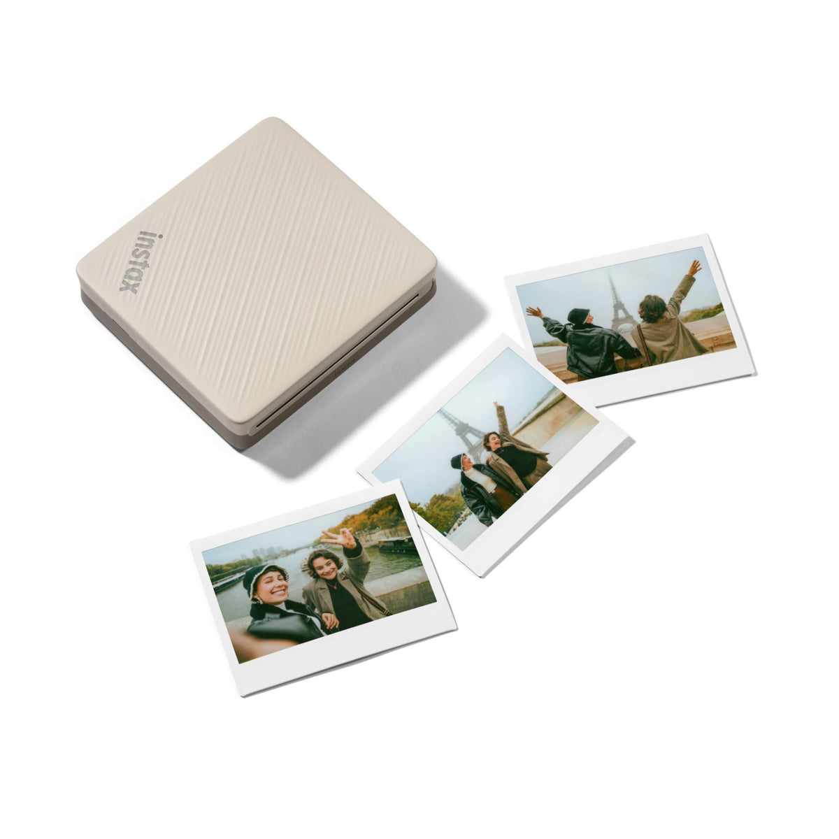 Fujifilm Instax Link WIDE 2 Smartphone Printer with Bluetooth 5.1 Smartphone Connection (Duo Beige)
