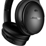 Bose QuietComfort Noise Cancelling Headphones (Black) with 45W USB-C Smart Display Wall Charger