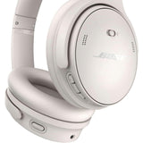 Bose QuietComfort Noise Cancelling Headphones (White Smoke) with 45W USB-C Smart Display Charger