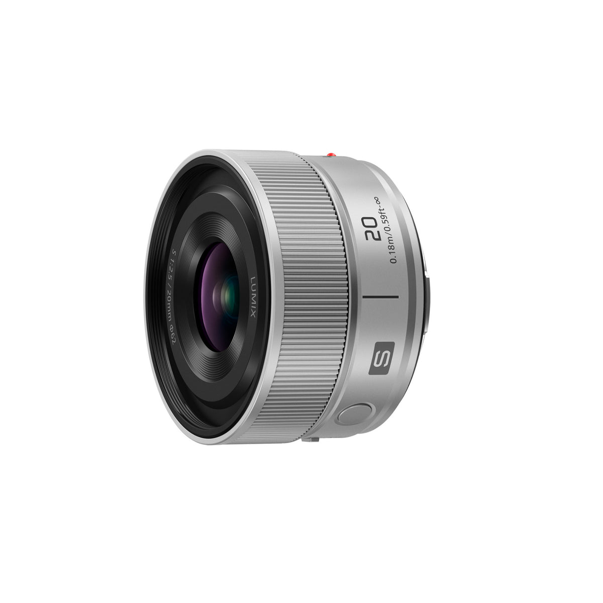 Panasonic LUMIX S 20mm f/2.5 Compact Full-Frame Lens, Silver (L-Mount)
