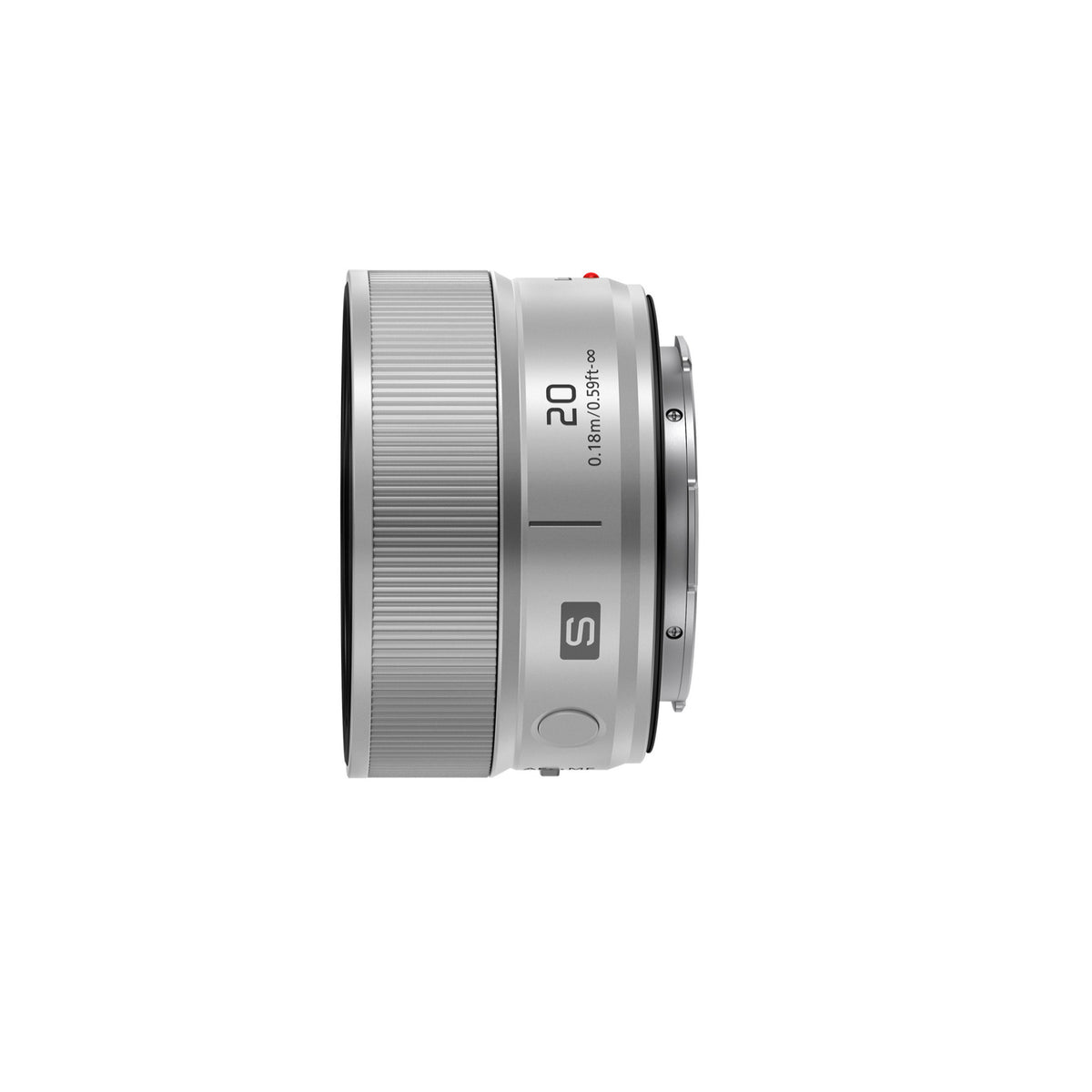 Panasonic LUMIX S 20mm f/2.5 Compact Full-Frame Lens, Silver (L-Mount)