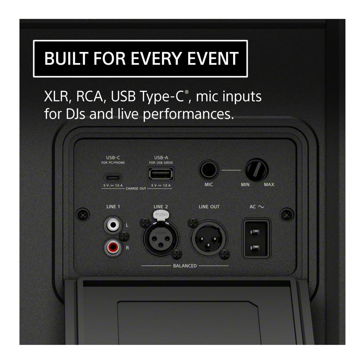 Sony SRS-ULT700 ULT Tower 7 Bluetooth Karaoke Party Speaker