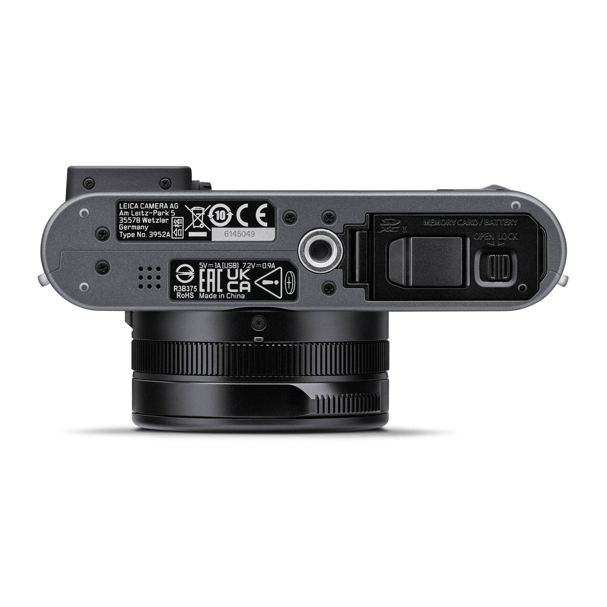 Leica D-Lux 8 17MP Compact Digital Camera with 10.9-34mm Lens and External Flash (Metal Gray)