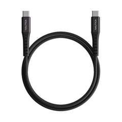 Nautica Urban CB500 Premium Braided 6ft USB-C to USB-C Cable with 65W Fast Charge (Black)