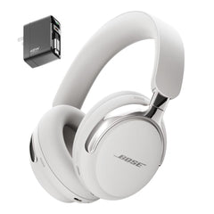 Bose QuietComfort Ultra 2nd Gen Noise Cancelling Headphones (White Smoke) with Accessory