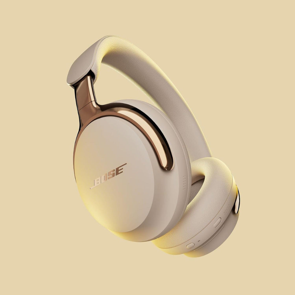 Bose QuietComfort Ultra 2nd Gen Noise Cancelling Headphones (Driftwood Sand) with Accessory