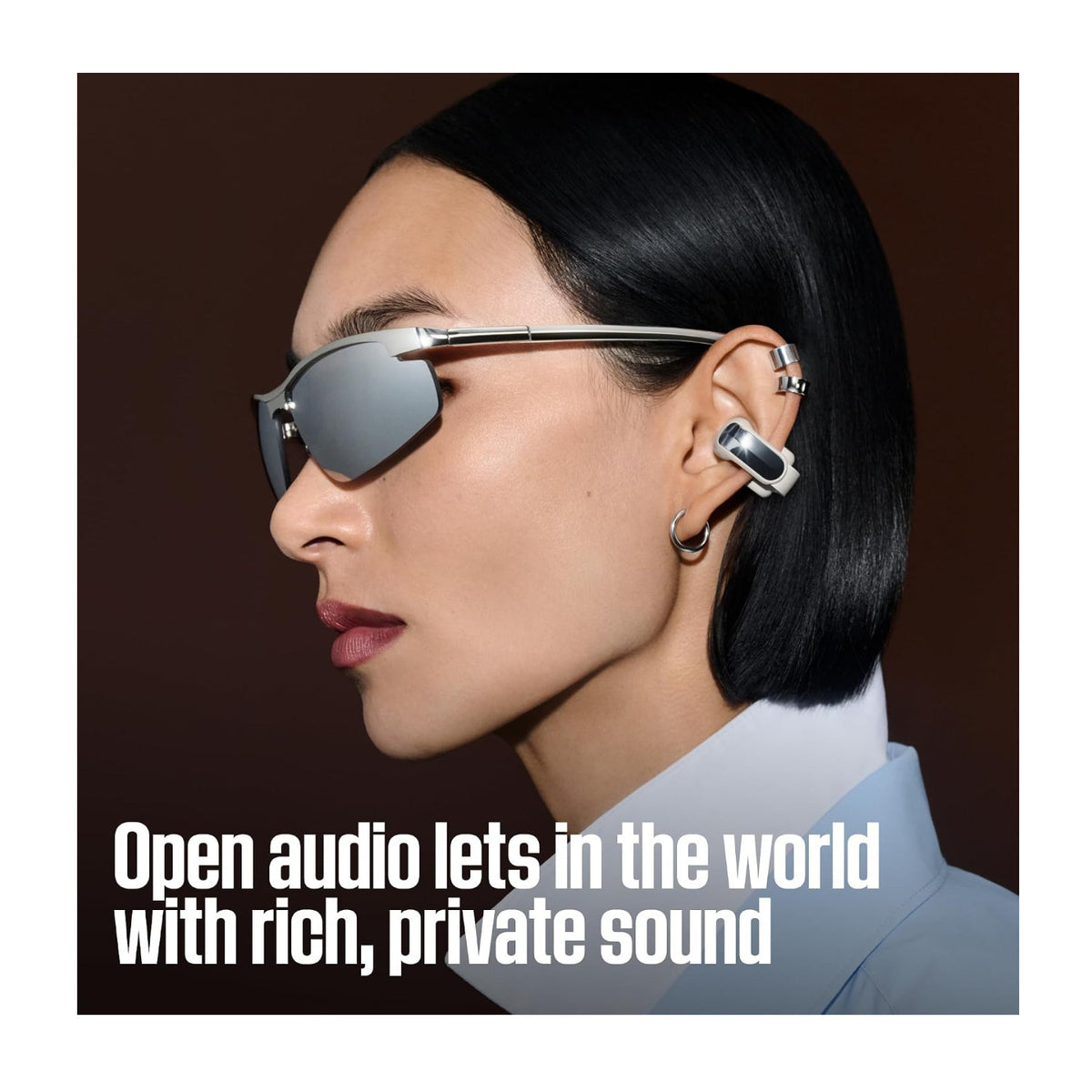 Bose Ultra 2nd Gen Water-resistant Open-Ear Wireless Earbuds with Multipoint Connection (White)