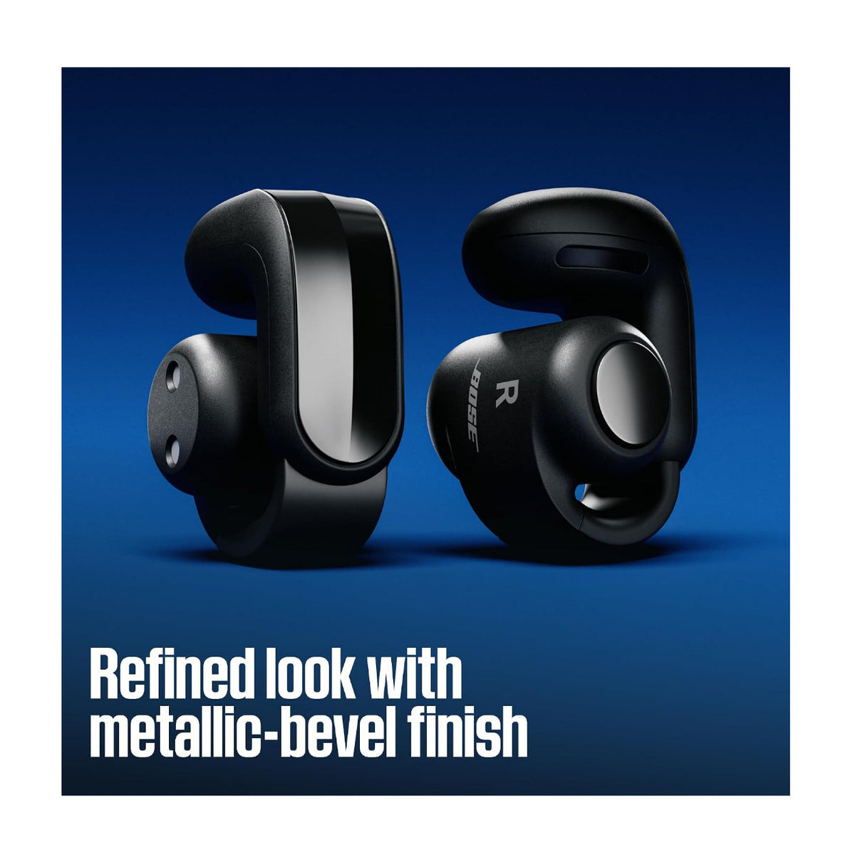 Bose Ultra 2nd Gen Water-resistant Open-Ear Wireless Earbuds with Multipoint Connection (Black)